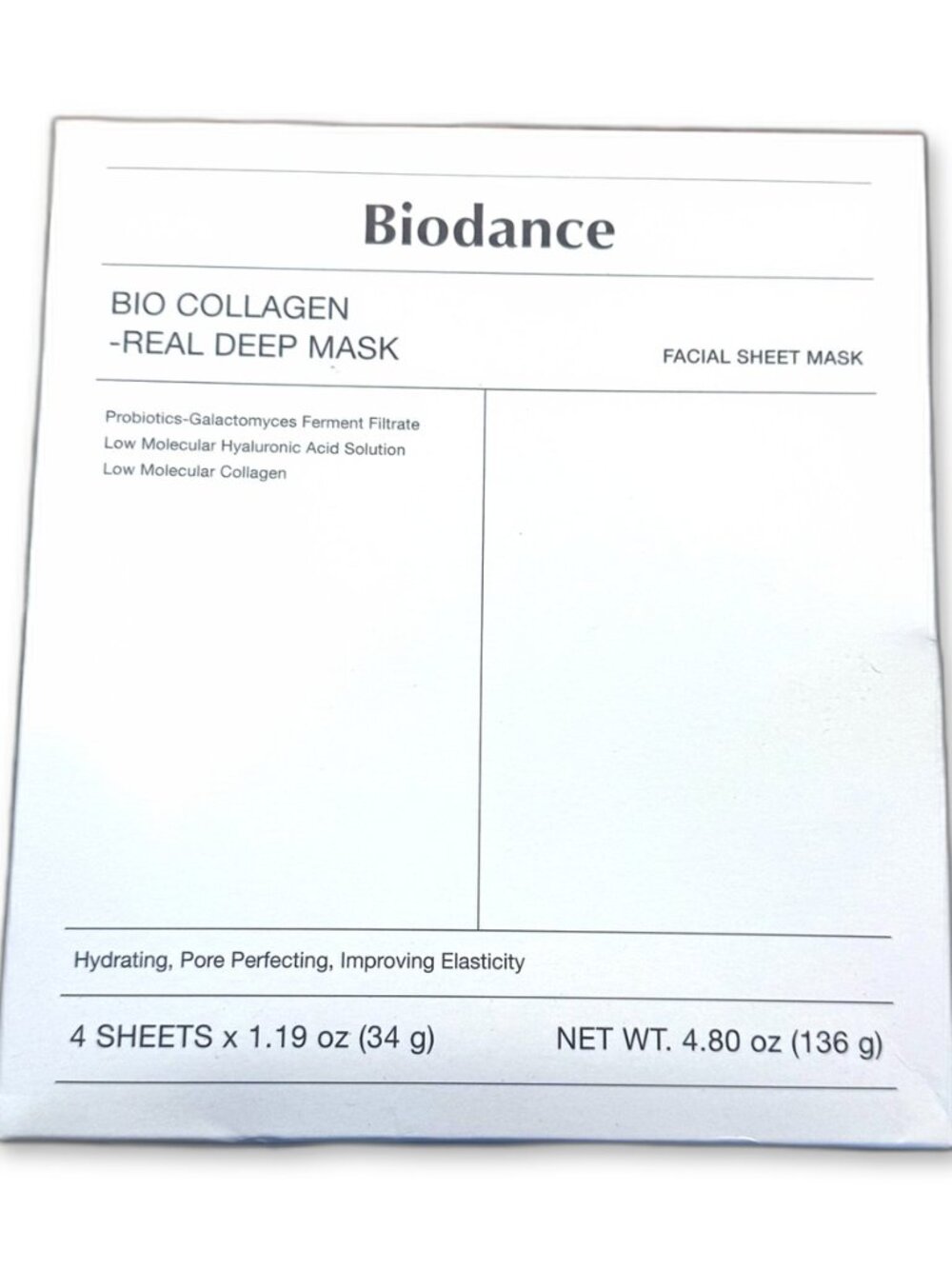 Biodance Bio-Collagen Real Deep Mask 4ct
